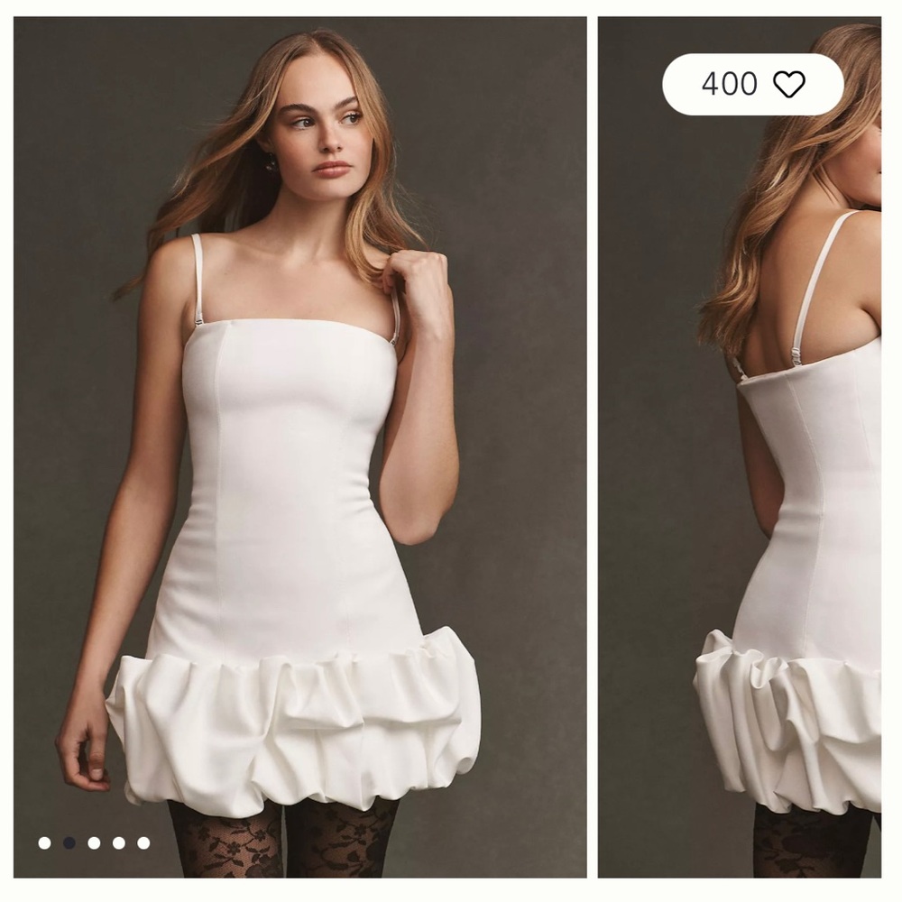 MISHA Saphira Bonded Crepe Mini Dress